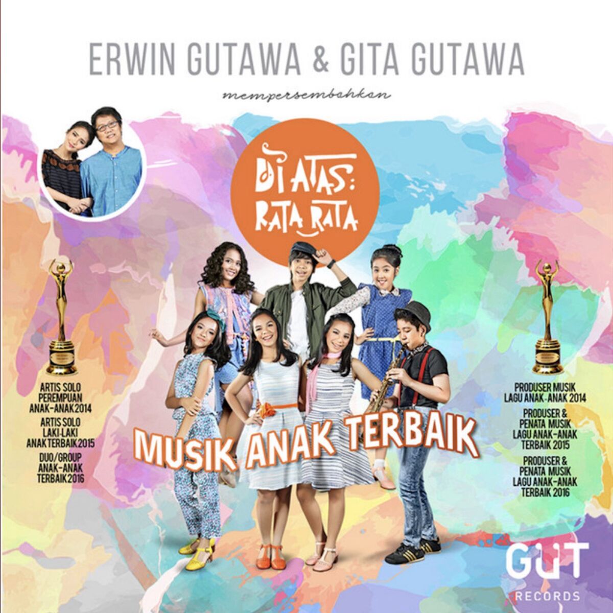 Album cover of Musik Anak Terbaik: Di Atas Rata-Rata