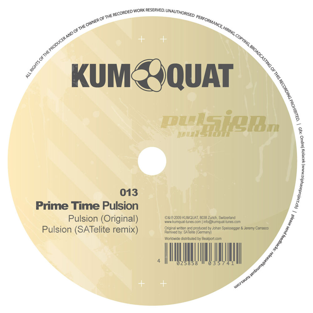 Picture of Prime Time - Pulsion EP (MP3 Single)