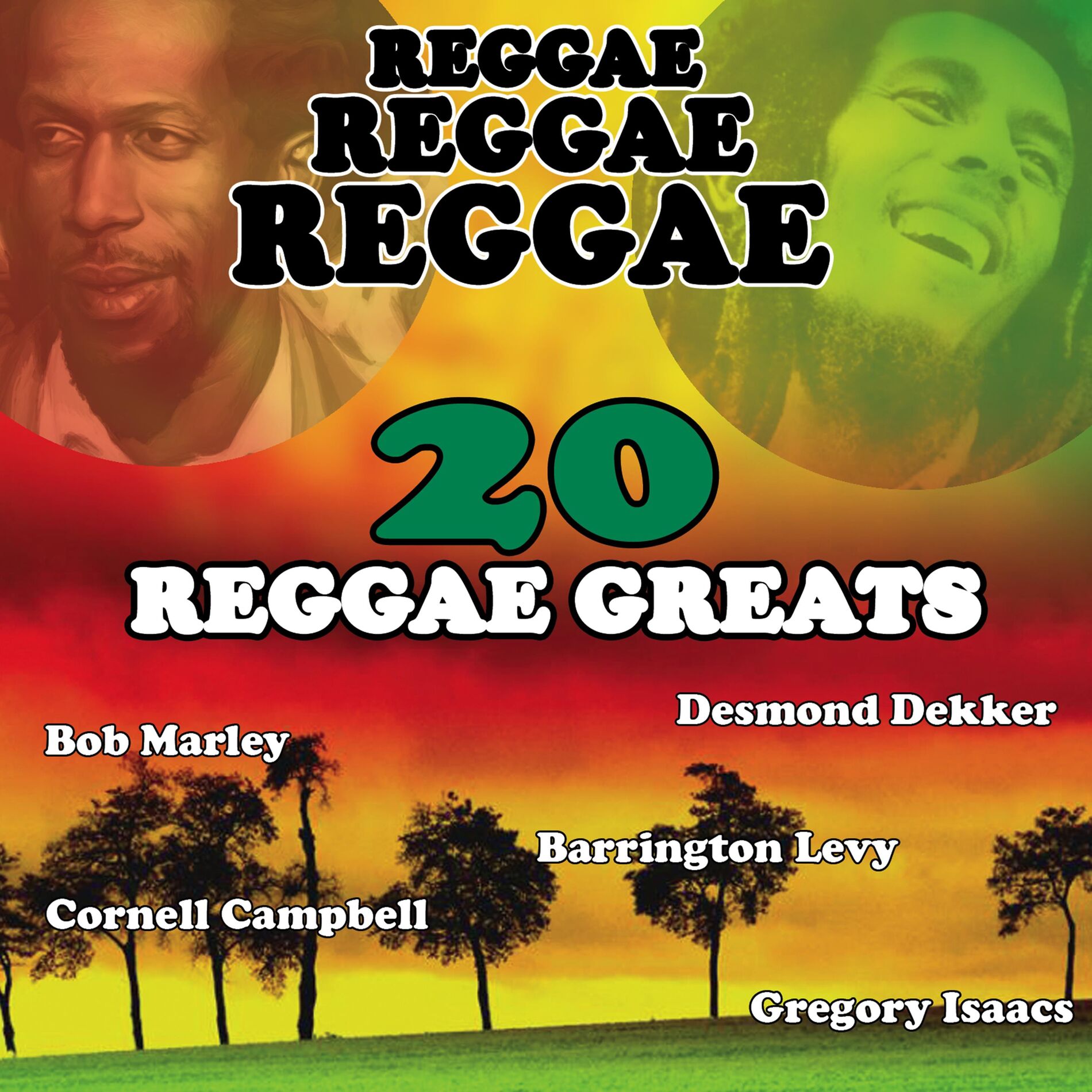 Album cover of Reggae Reggae Reggae - 20 Reggae Greats