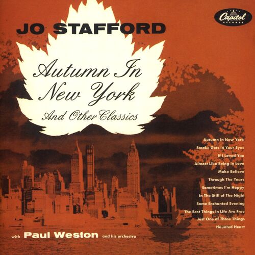 Autumn In New York by Jo Stafford - 170 BPM