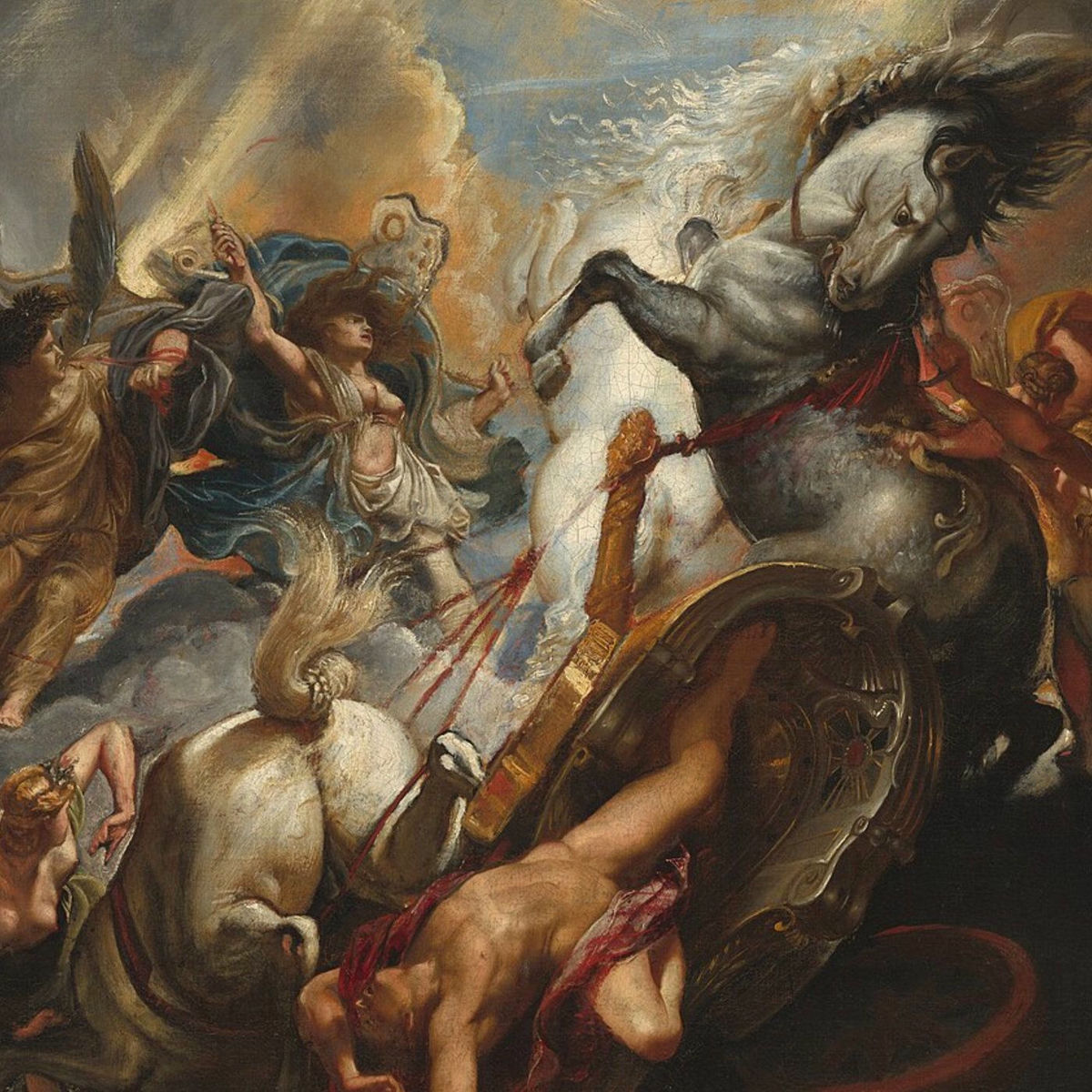 Album cover of violent, aggressive and dramatic classical music