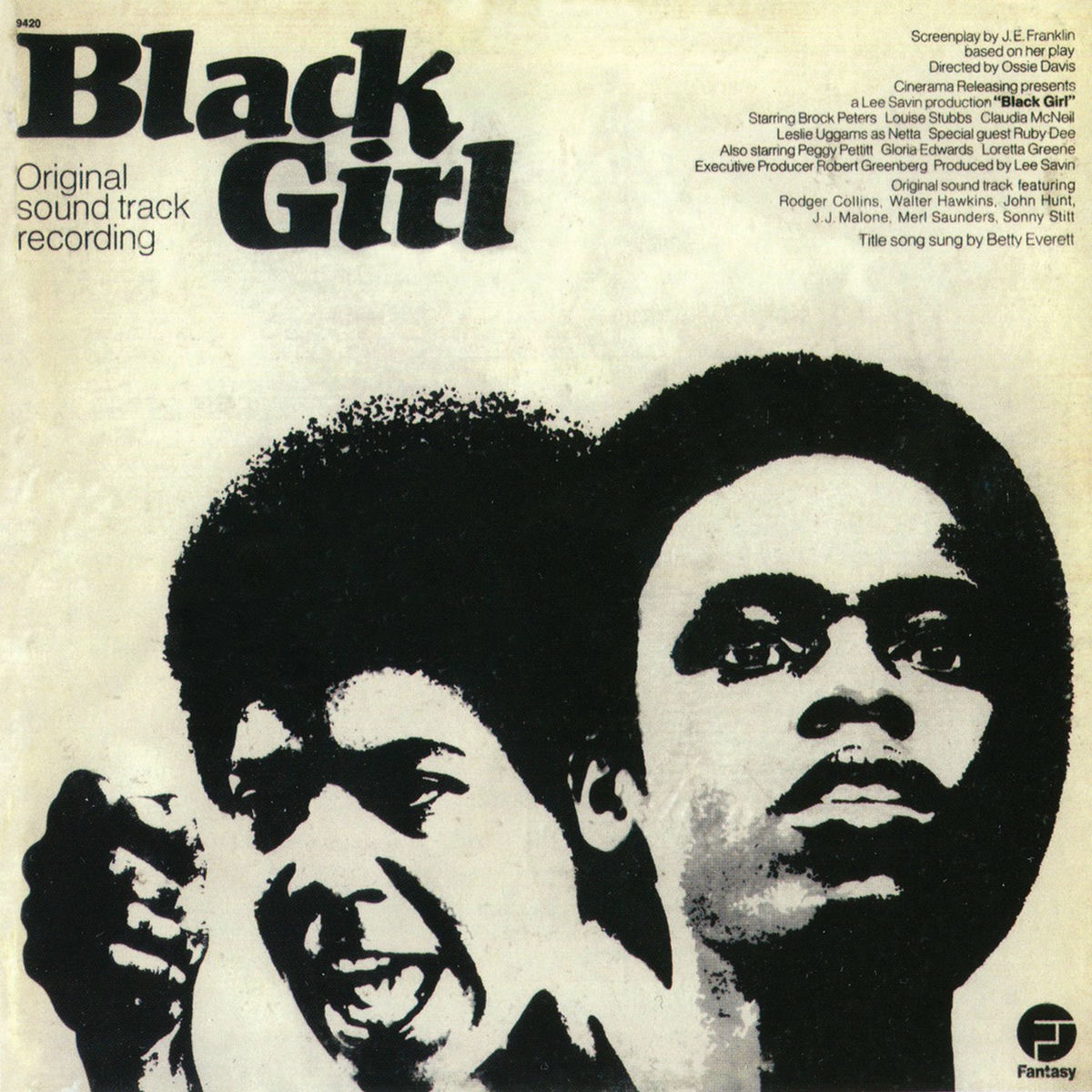 Album cover of Black Girl (Original Soundtrack Recording)