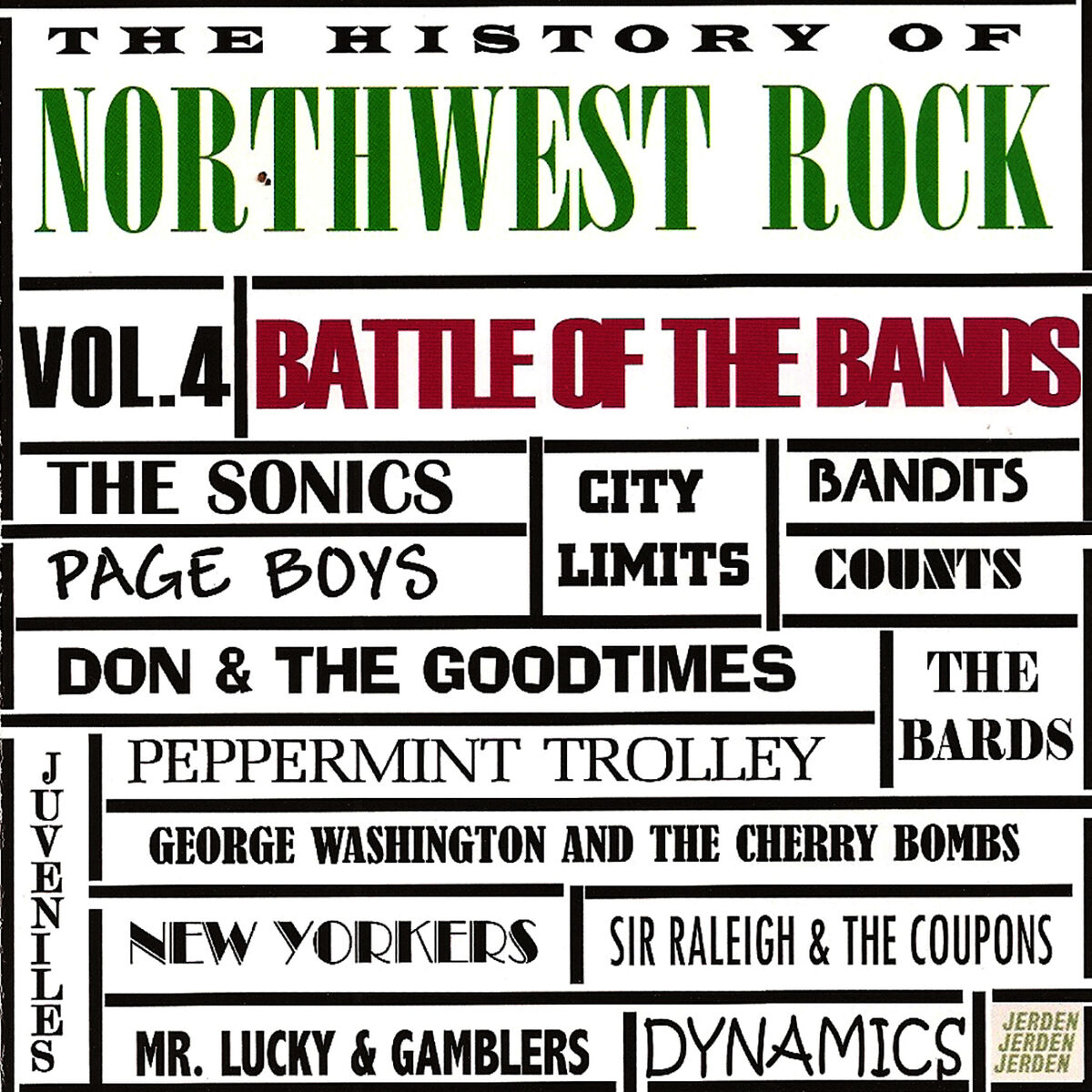 Album cover of History of Northwest Rock Vol. 4 Battle of the Bands