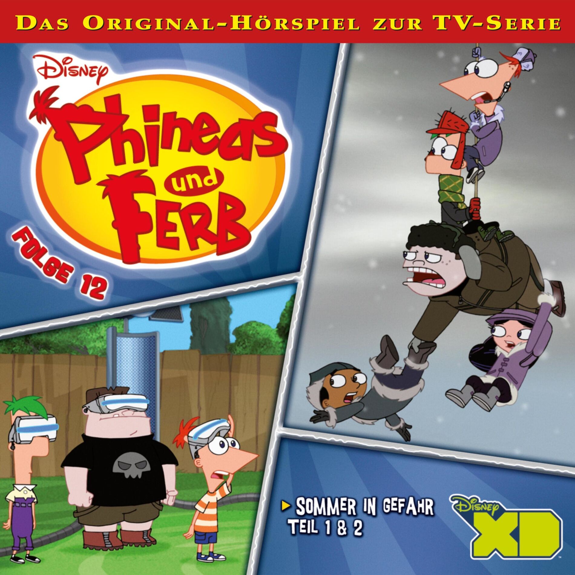 Album cover of 12: Sommer in Gefahr (Teil 1 & 2) (Hörspiel zur Disney TV-Serie)