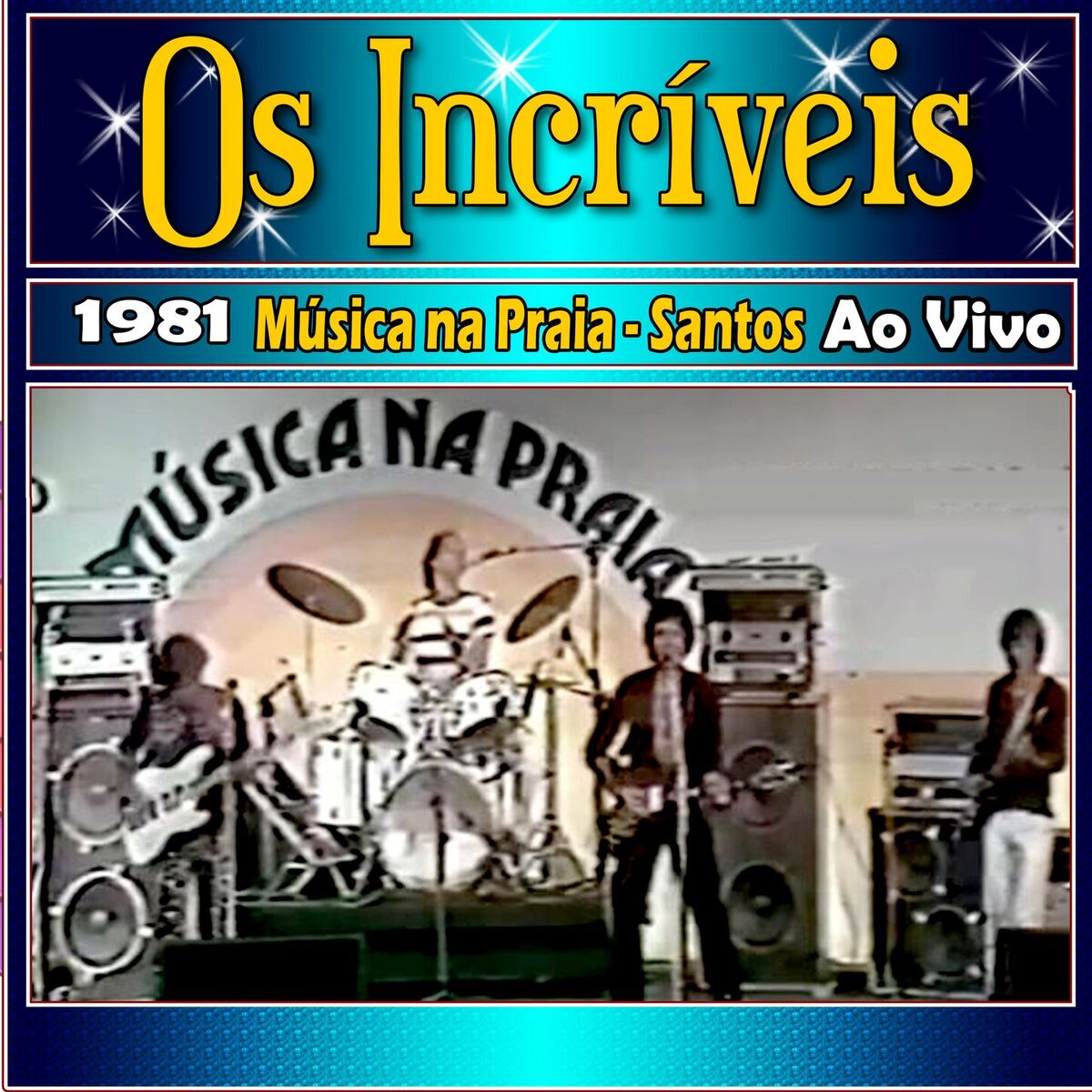 Album cover of Música na Praia Ao Vivo Santos - SP 1981
