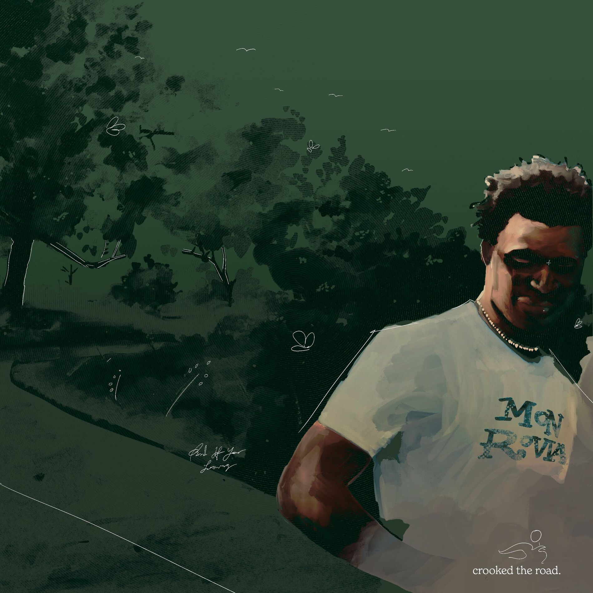 Album cover of crooked the road.