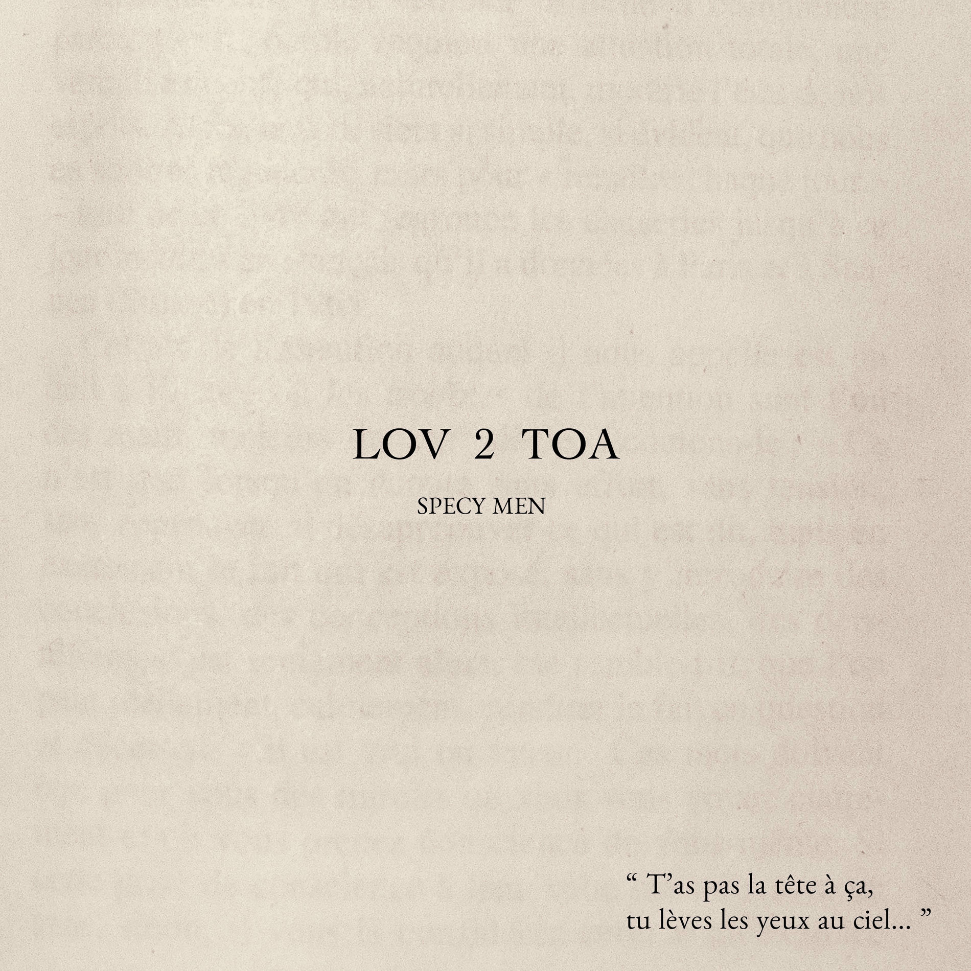 Album cover of LOV 2 TOA