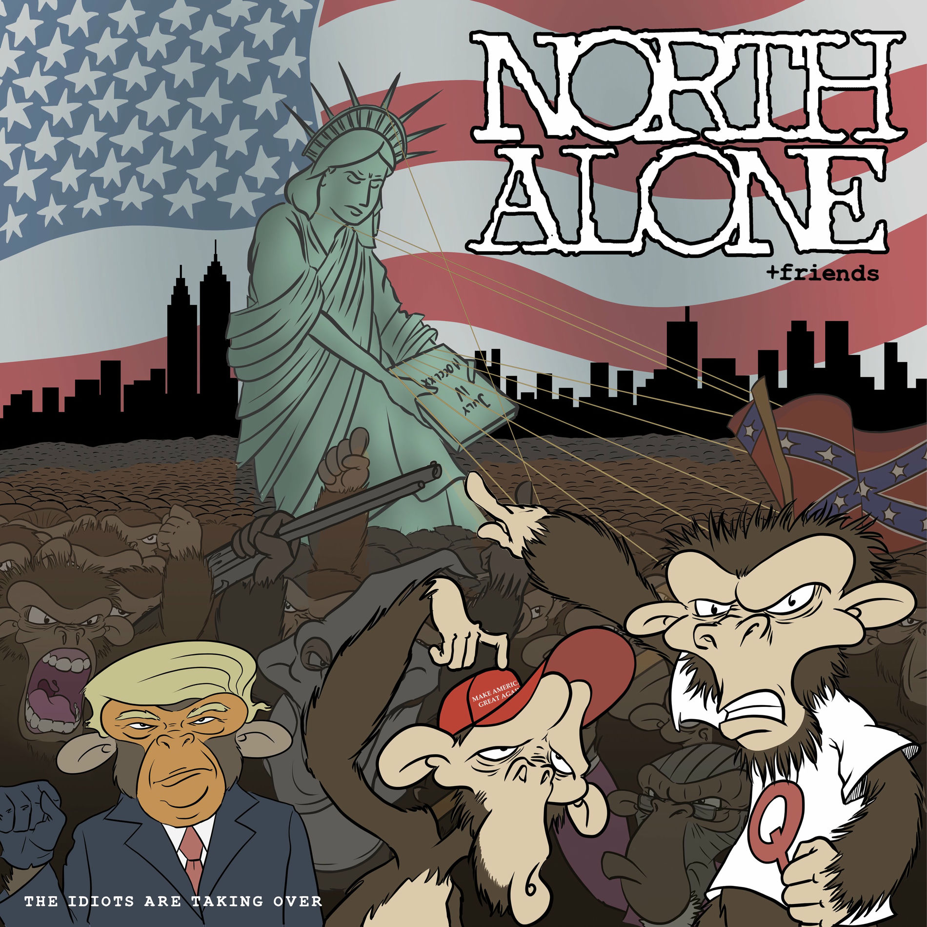 Album cover of The Idiots Are Taking Over