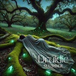 Cover of Druidic Slumber: Dreaming in Green, Quiet Under Celtic Stars, Rest in Sacred Glow