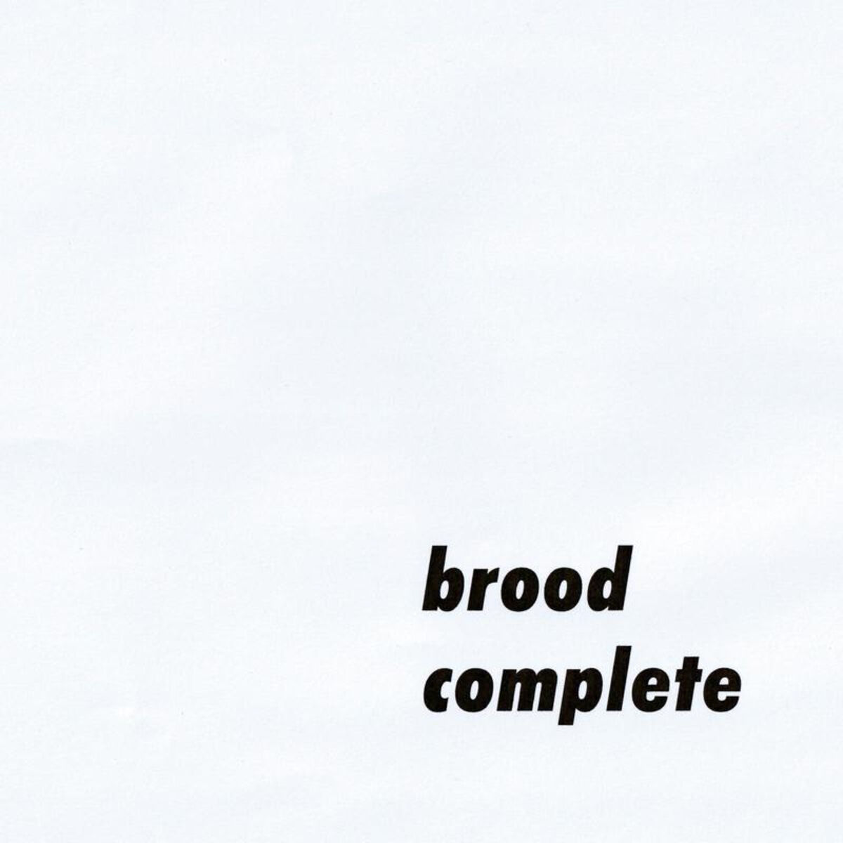 Album cover of Brood Complete