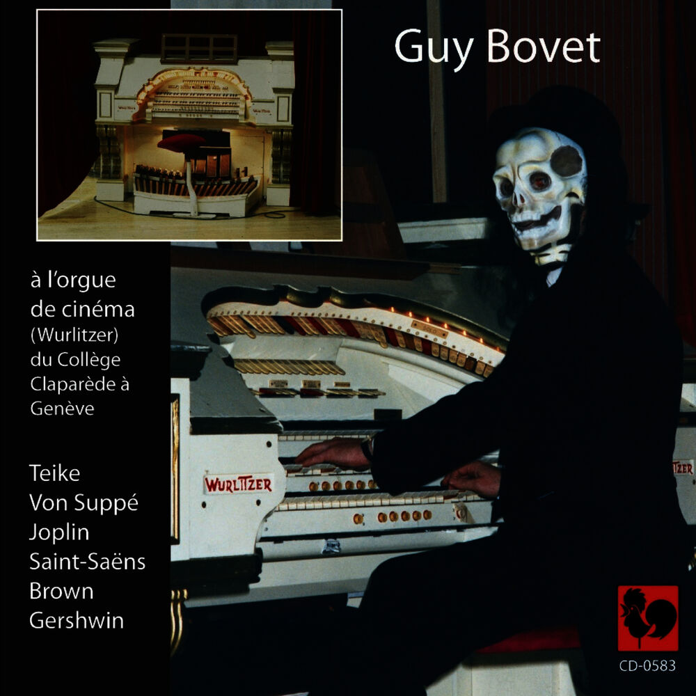 Picture of Guy Bovet à l'orgue de cinéma (Wurlitzer) du collège Claparède à Genève