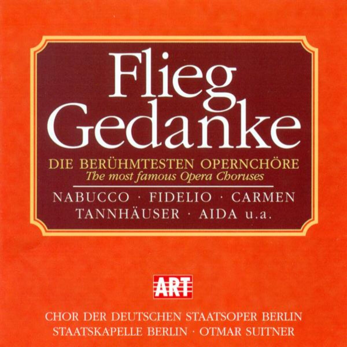 Album cover of Flieg Gedanke (Die berühmtesten Operchöre)
