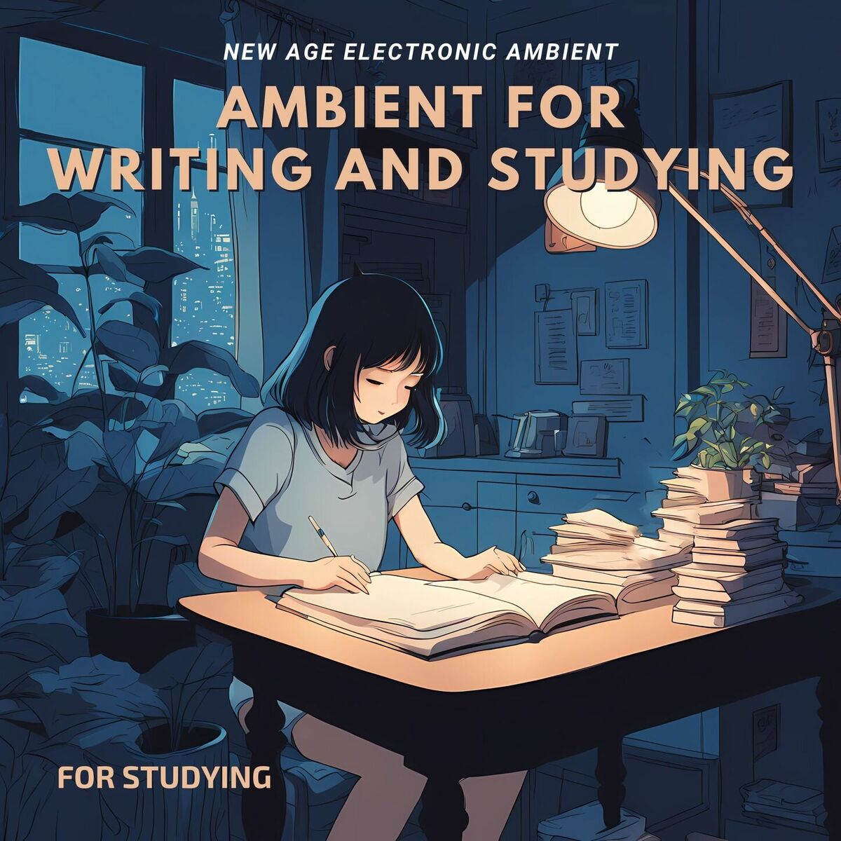 Album cover of Ambient for Writing and Studying - New Age Electronic Ambient for Studying