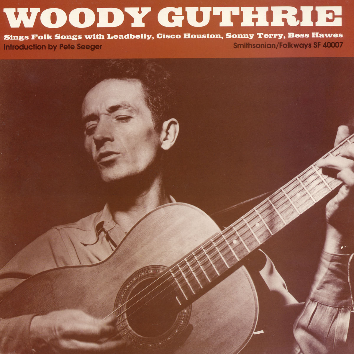 Album cover of Woody Guthrie Sings Folk Songs