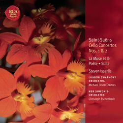 Cover of Saint-Saens: Cello Concertos Nos. 1 & 2; La Muse et le Poète; Suite, Op. 16; Prière: Classic Library Series