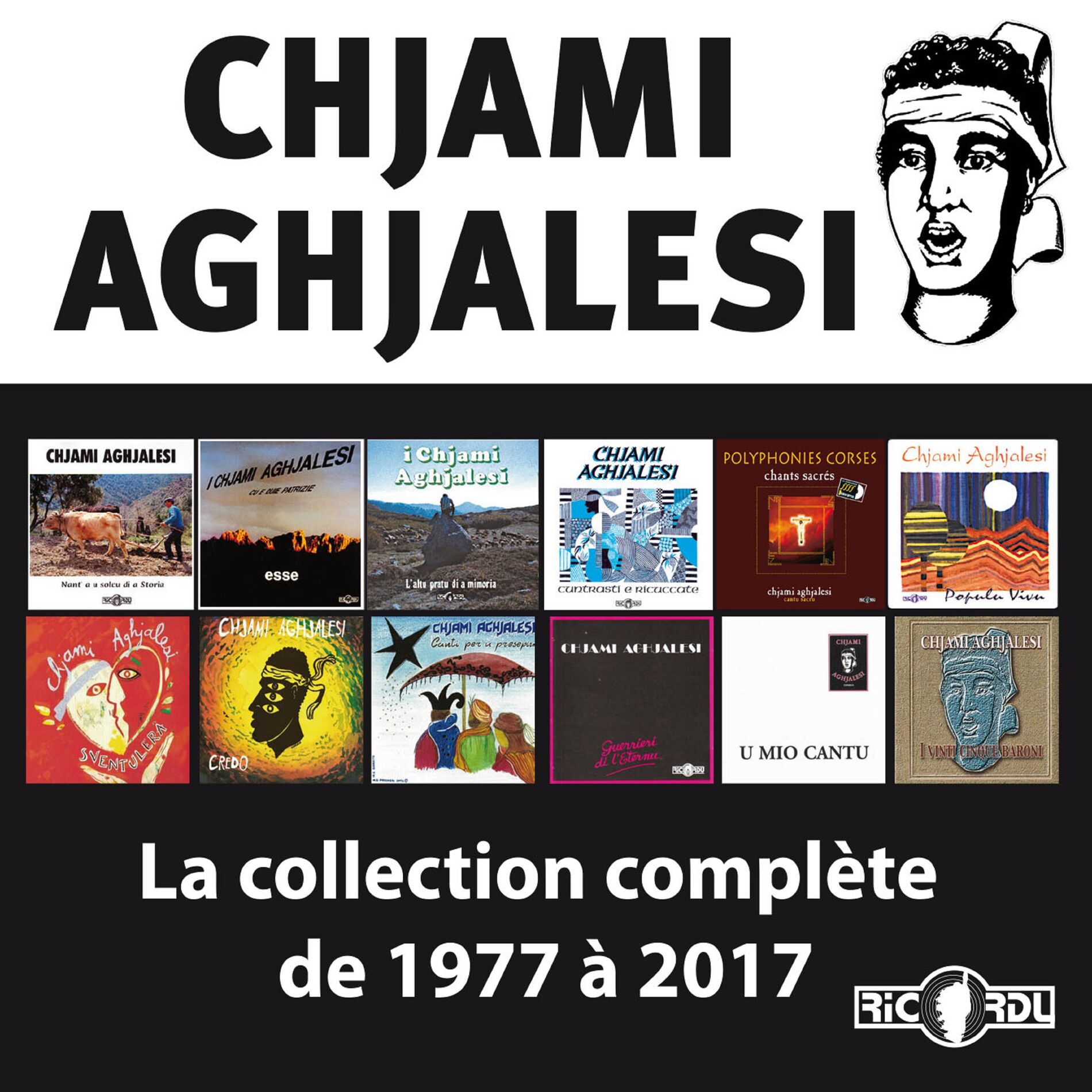 Album cover of Chjami Aghjalesi, la collection complète de 1977 à 2017