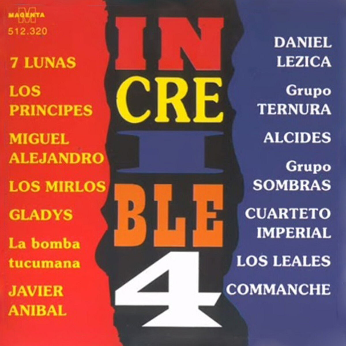 Album cover of Increible 4