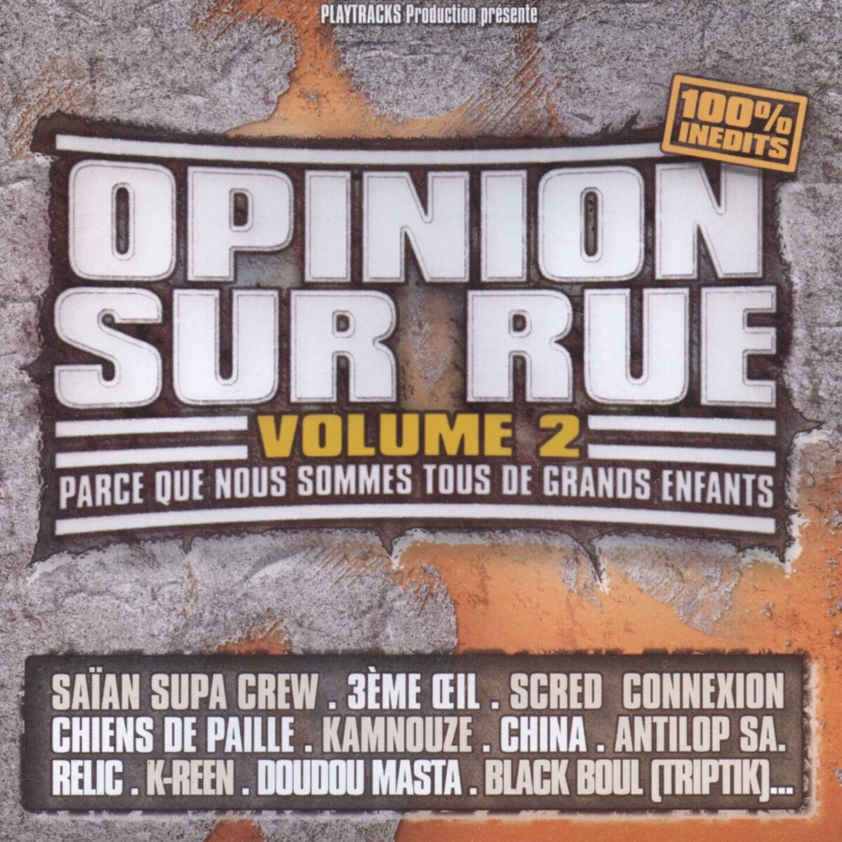 Album cover of Opinion sur rue, vol. 2 (Parce que nous sommes tous de grand enfants)