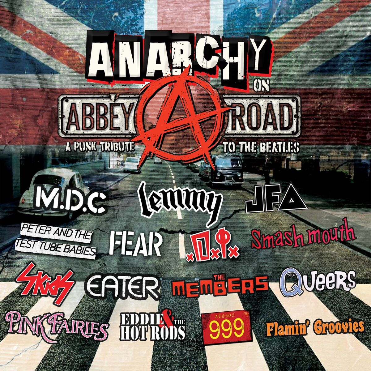 Album cover of Anarchy On Abbey Road - A Punk Tribute to The Beatles