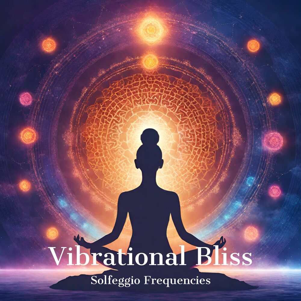 Picture of Vibrational Bliss: Serene 528Hz Solfeggio Frequencies and Tranquil 432Hz Spa Melodies for Yoga, Meditation, and Chakra