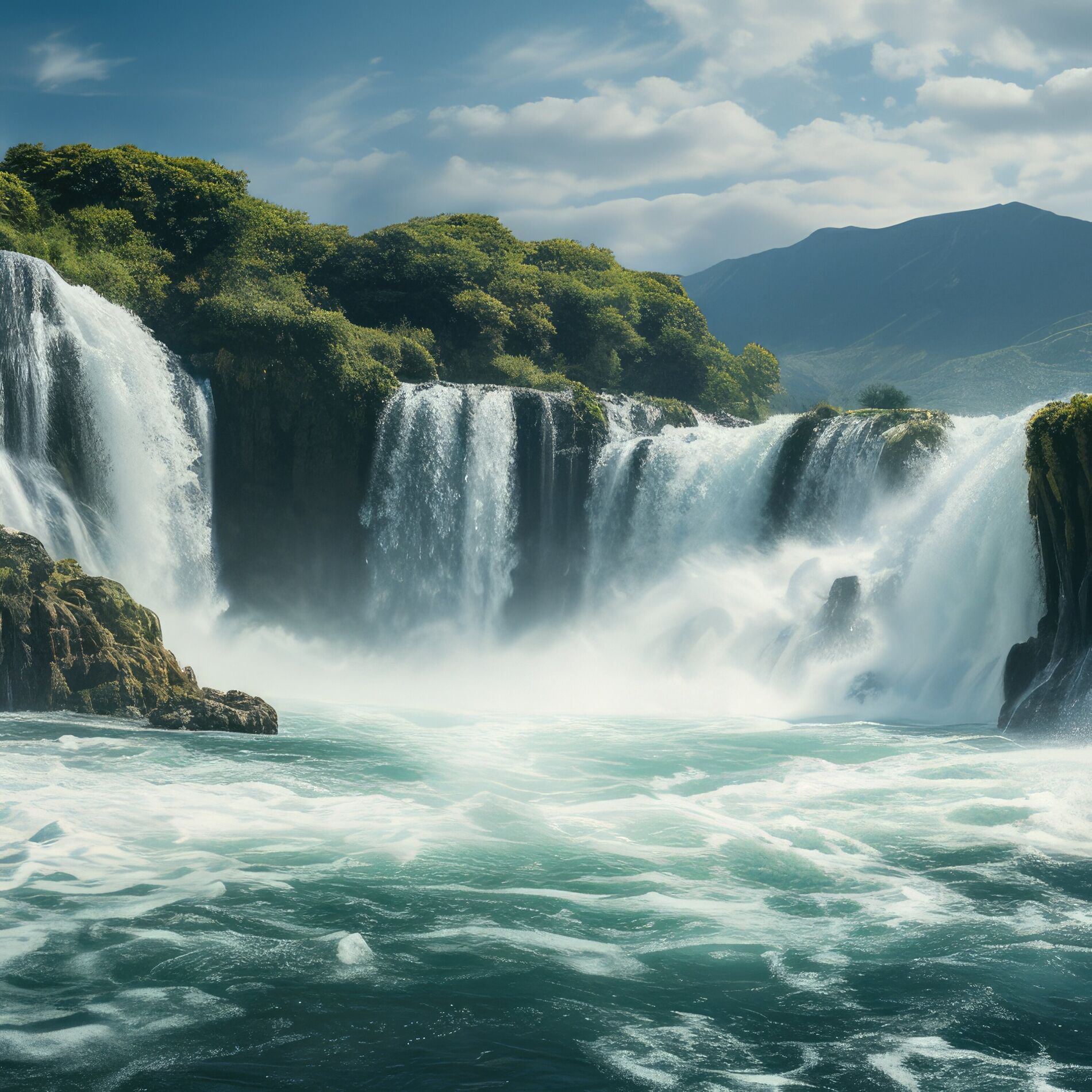 Album cover of Gentle Waterfall Ambient Sound