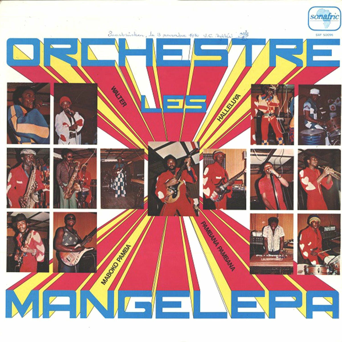 Orchestre Les Mangelepa レコード Orchestre Les Mangelepa
