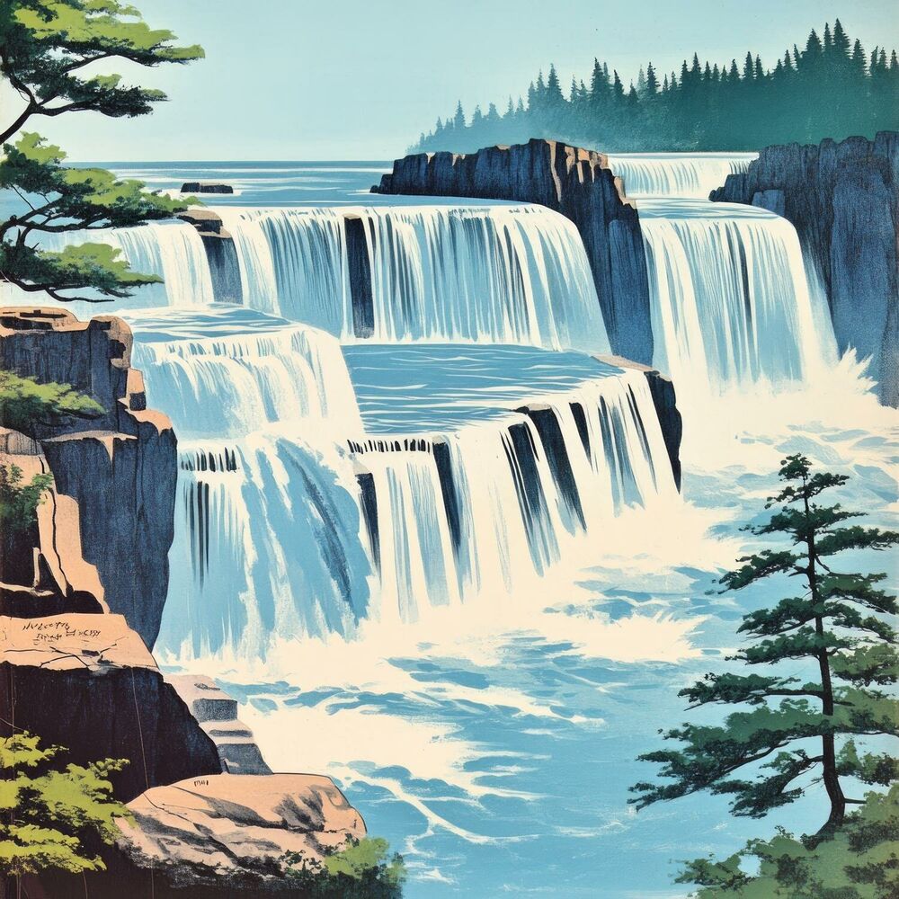 Picture of Slumber Summit: Crafting Treaties in the Realm of Dreamy Cascades