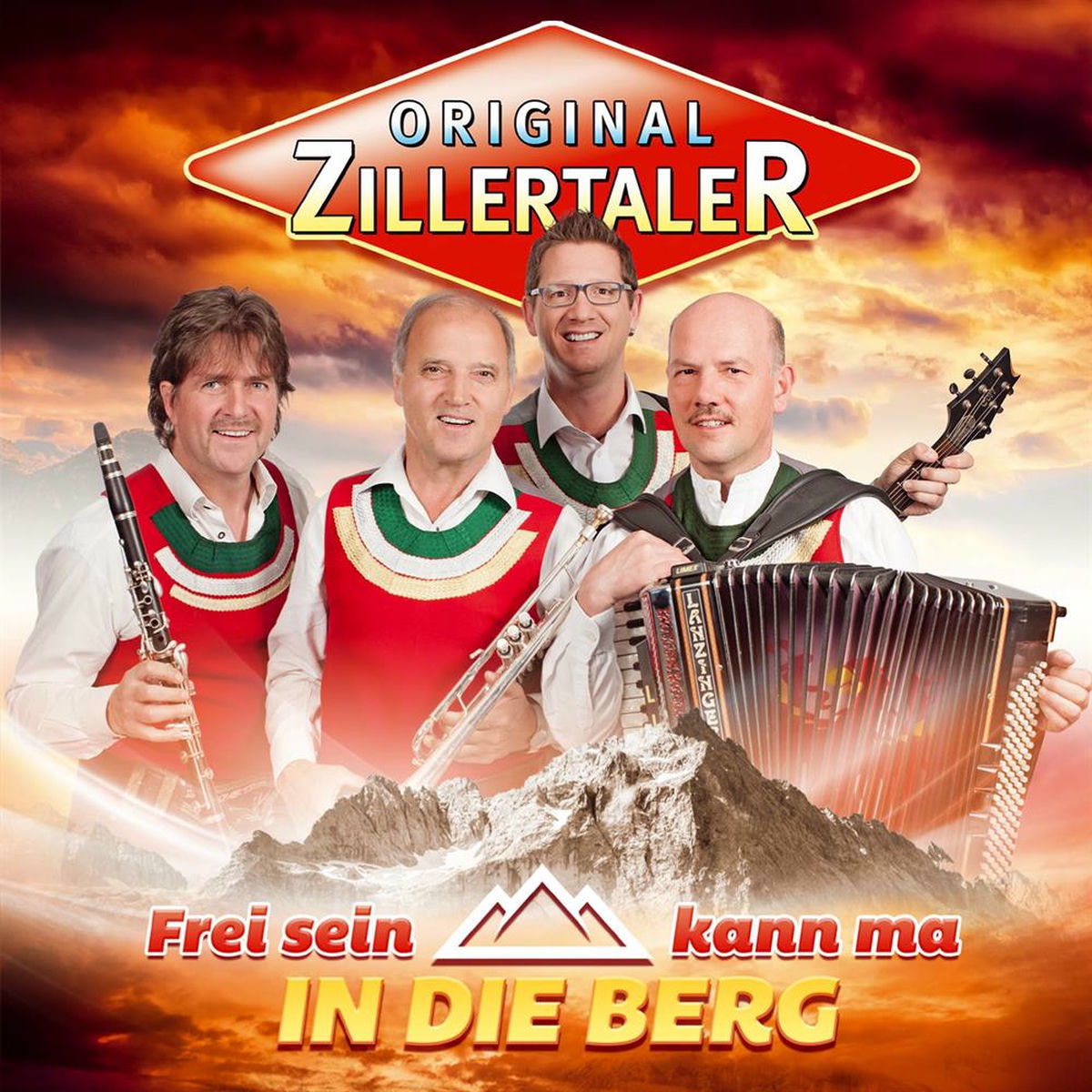 Album cover of Frei sein kann ma in die Berg