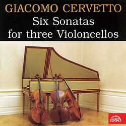 Cover of Cervetto: Six Sonatas for 3 Violoncellos