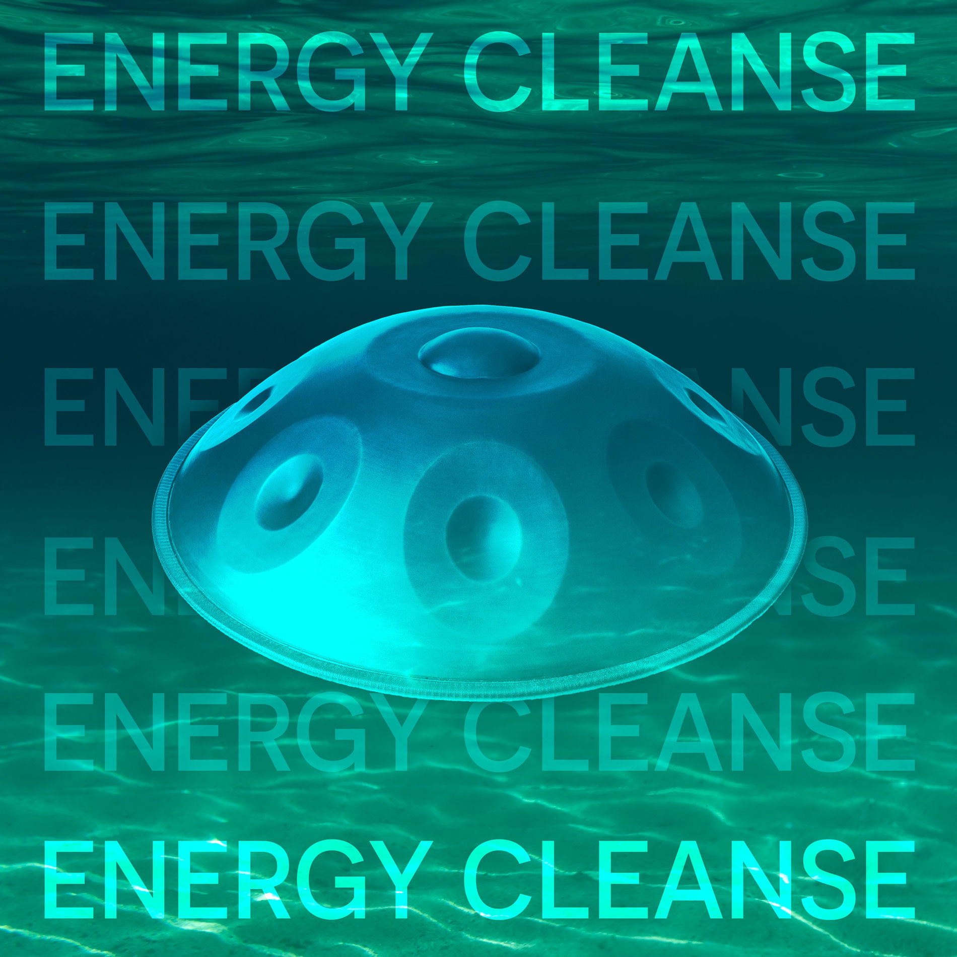 Album cover of Energy Cleanse: Meditation with Music of Hang Drum, Flute and Water Sounds