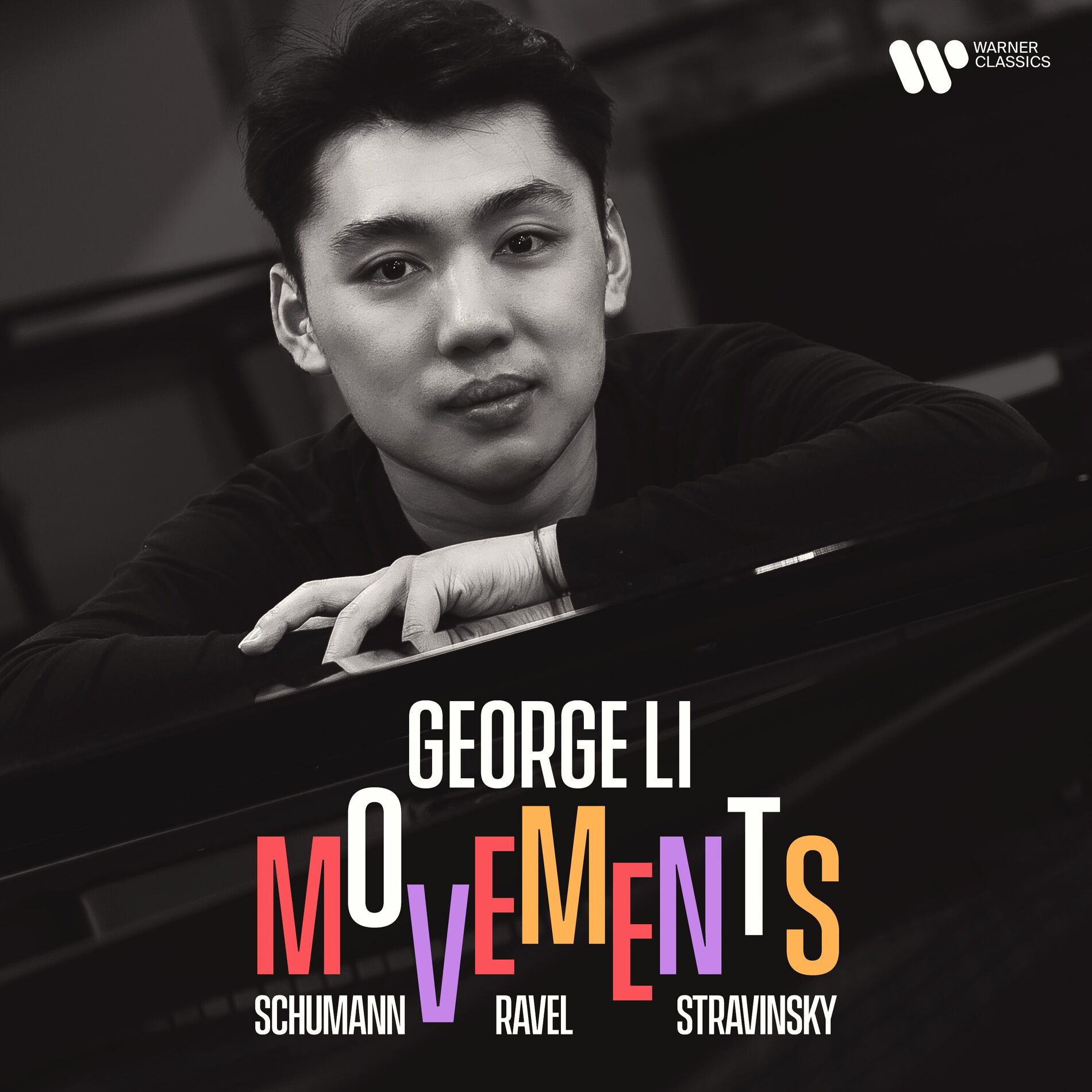 Album cover of Movements. Schumann, Ravel & Stravinsky