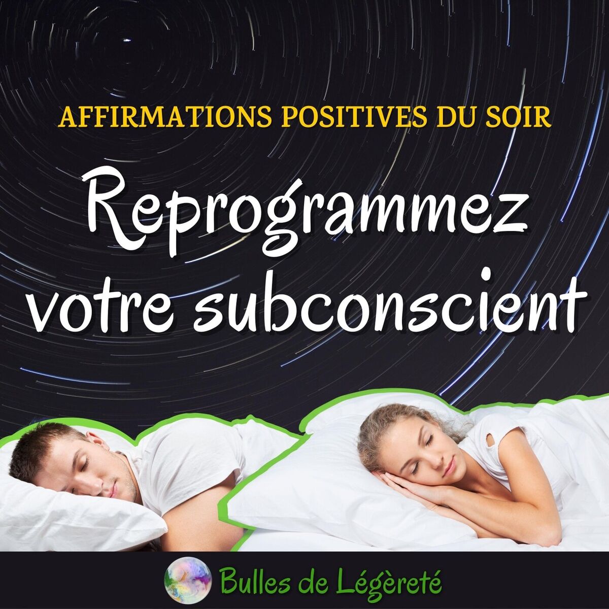 Album cover of Affirmations positives du soir : Reprogrammez votre subconscient