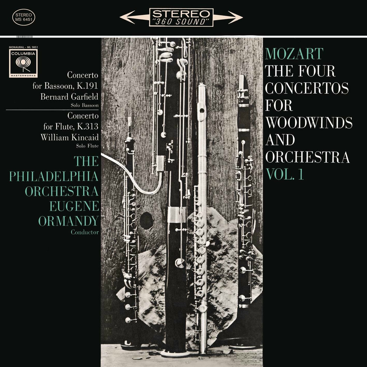 Album cover of Mozart: The 4 Concertos for Woodwinds and Orchestra