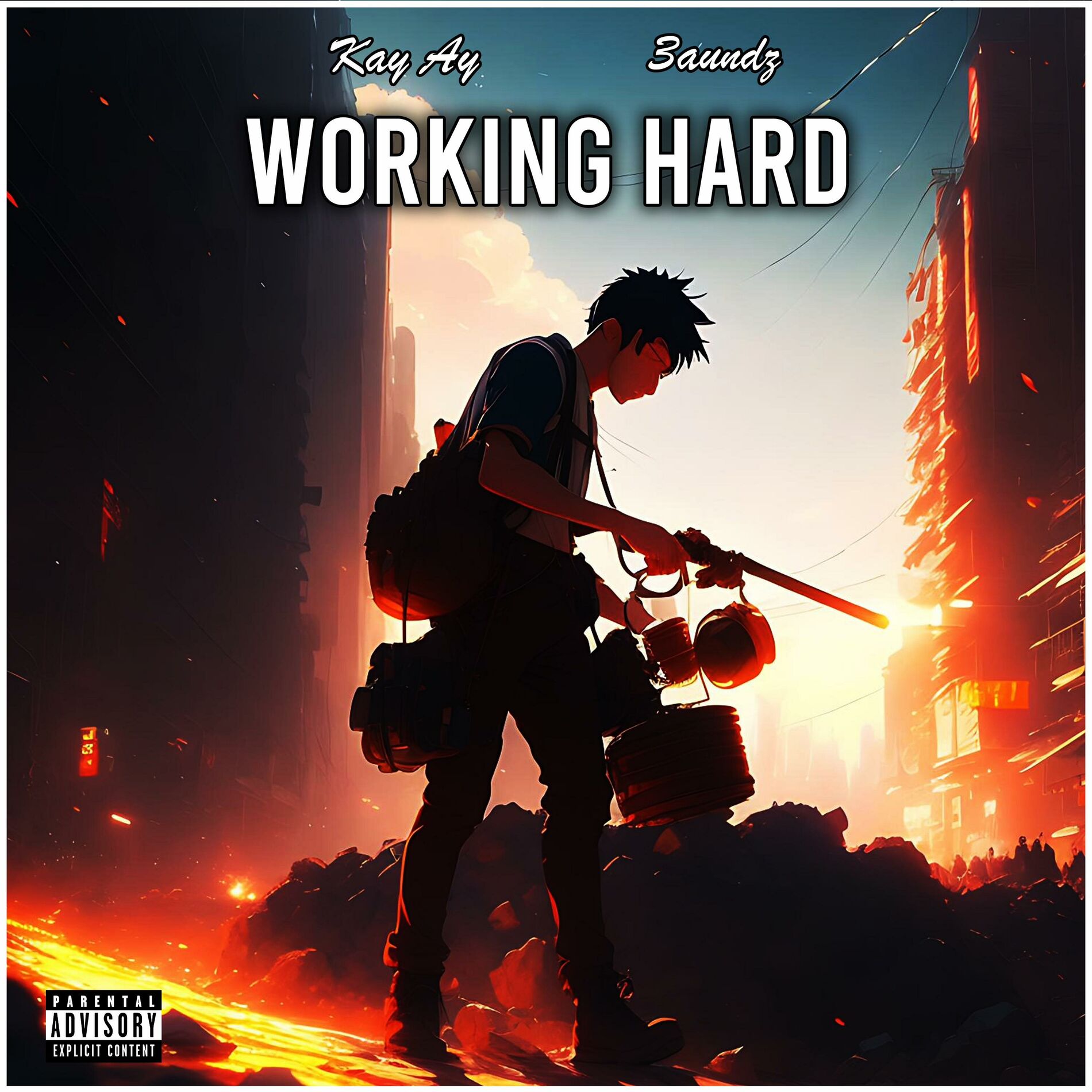 Album cover of Working Hard (feat. 3aundz)