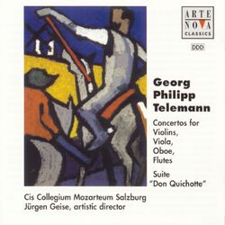 Cover of Telemann: Suite Don Quichote, Various Concertos