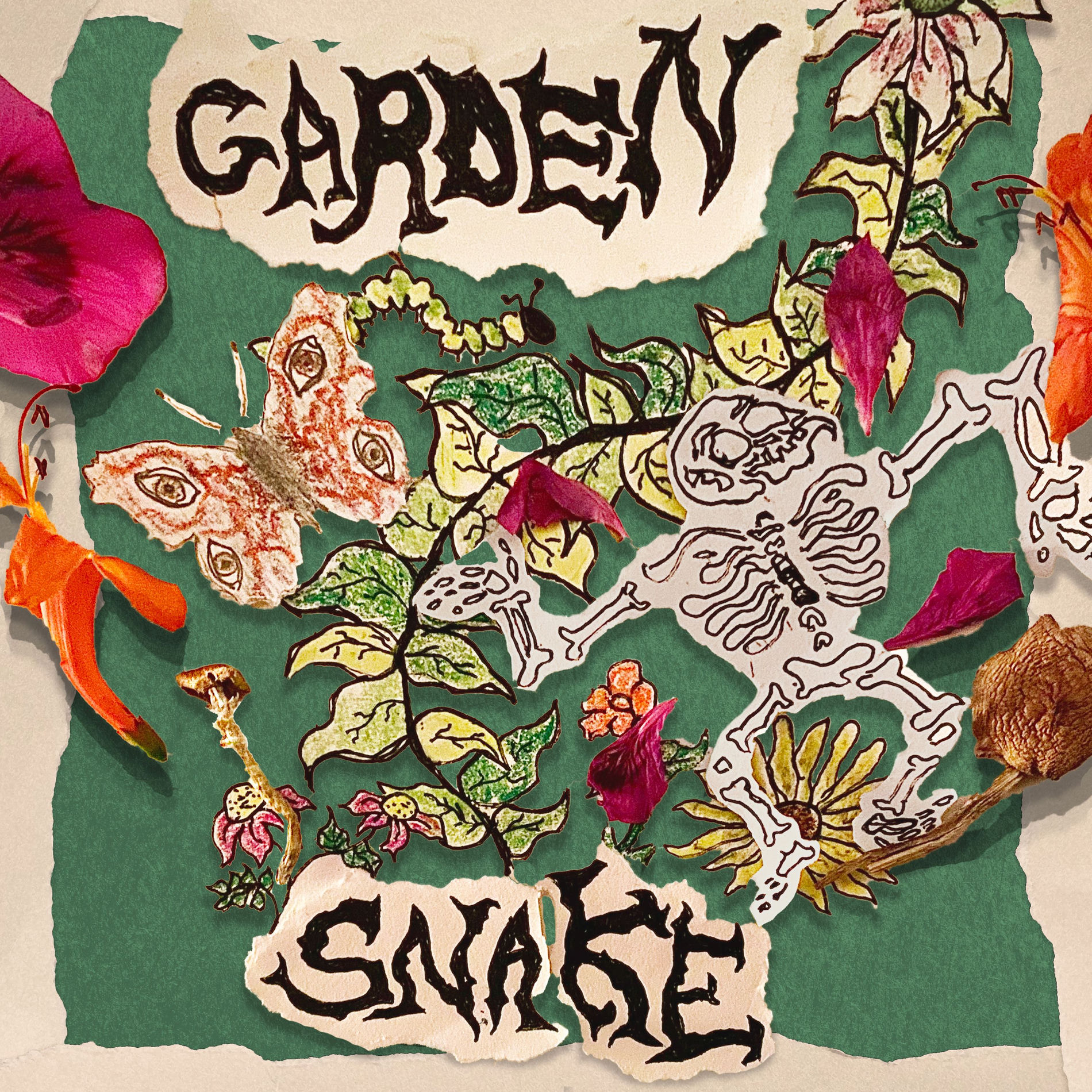 Album cover of garden snake (sped-up + slowed)