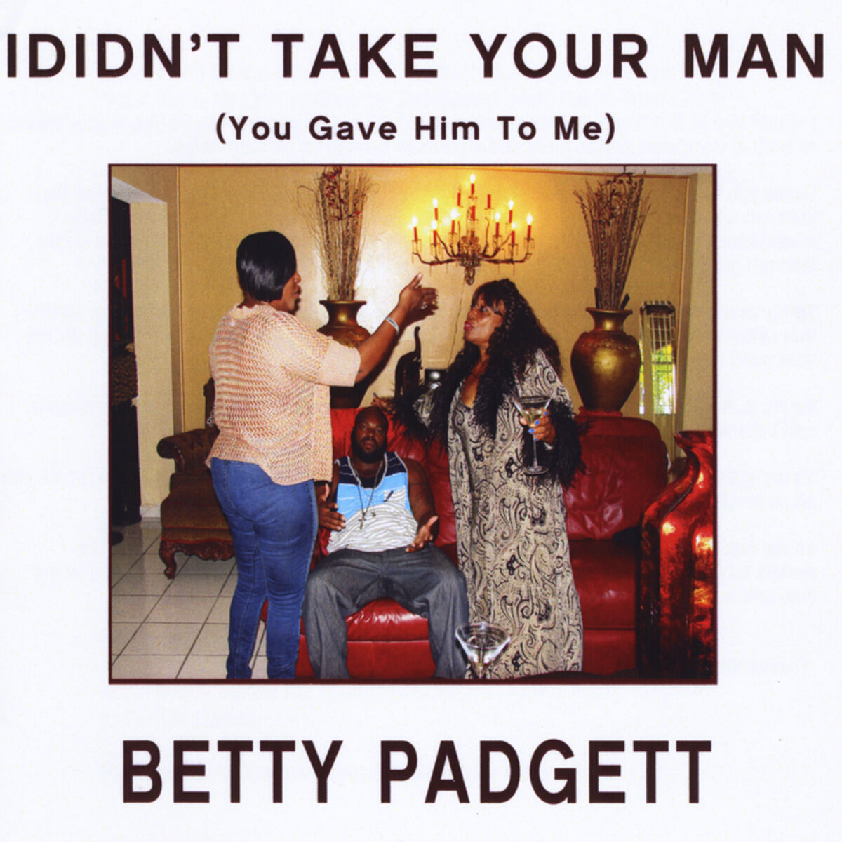 Album cover of I Didn't Take Your Man(You Gave Him to Me)