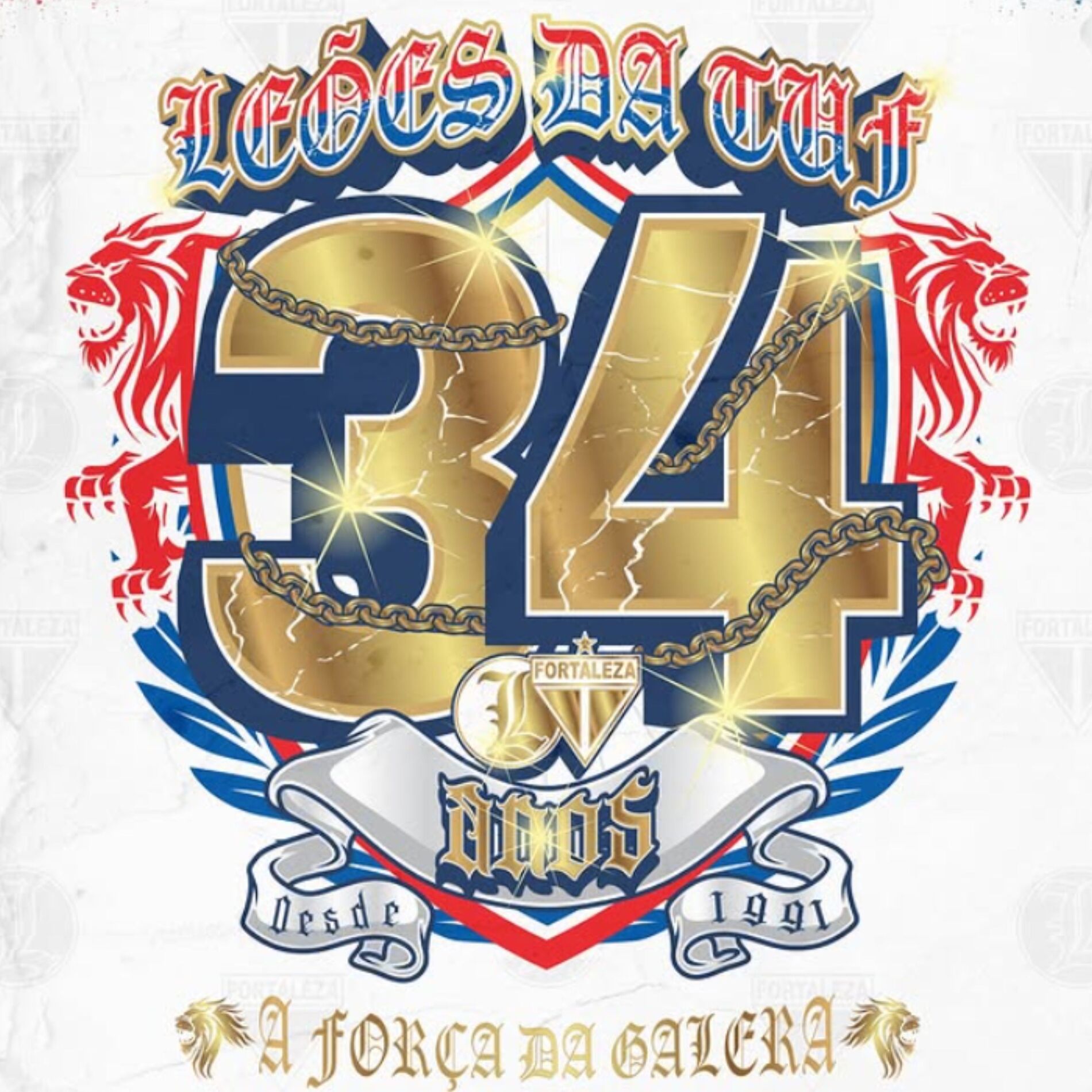 Album cover of Leões da Tuf 34 Anos
