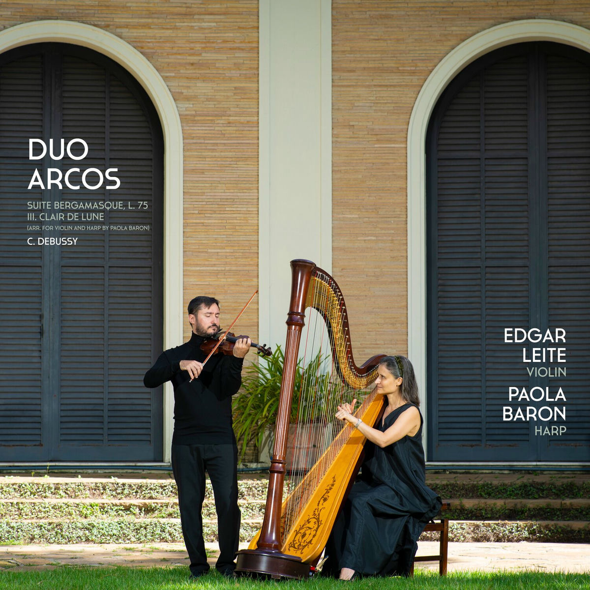 Album cover of Suite Bergamasque, L. 75: III. Clair de Lune (Arr. for Violin and Harp by Paola Baron)