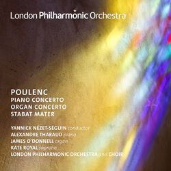 Cover of Poulenc: Piano Concerto, Organ Concerto & Stabat Mater (Live)