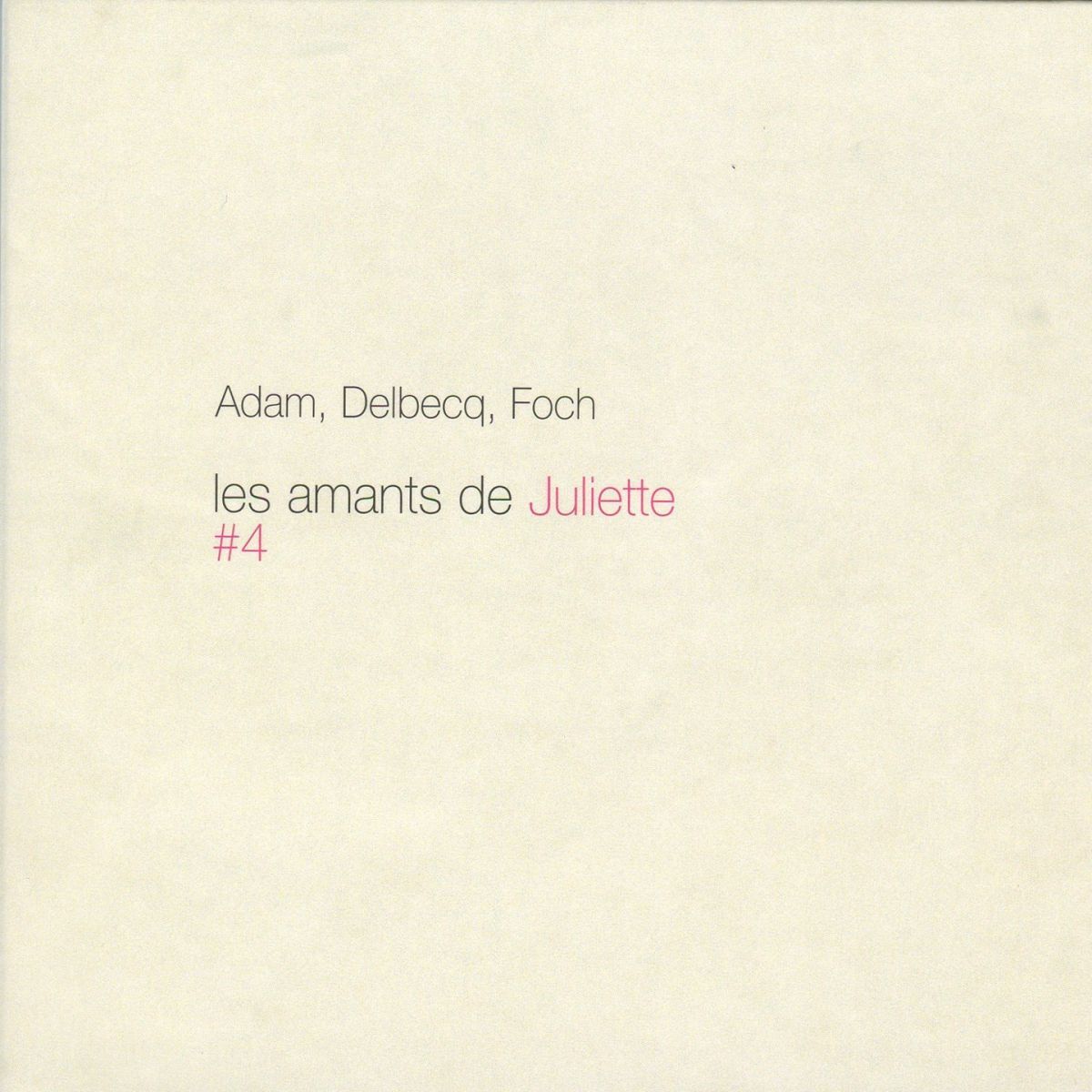 Album cover of Les Amants de Juliette # 4