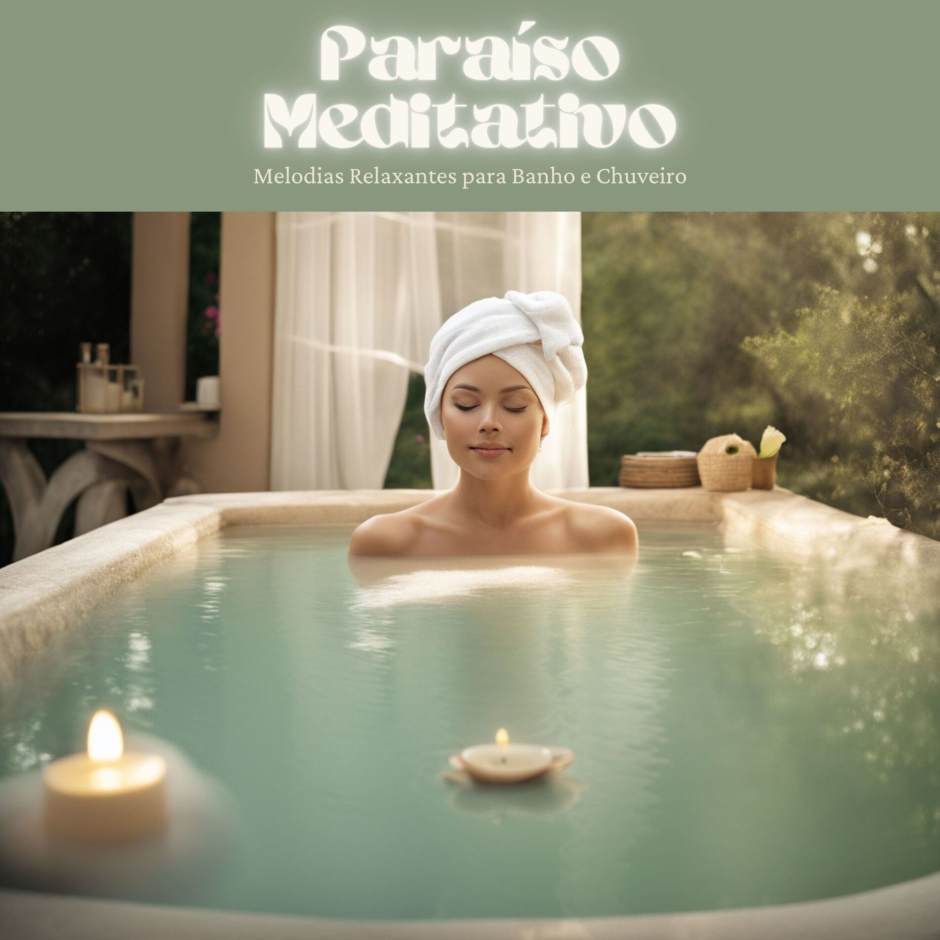 Album cover of Paraíso Meditativo: Melodias Relaxantes para Banho e Chuveiro