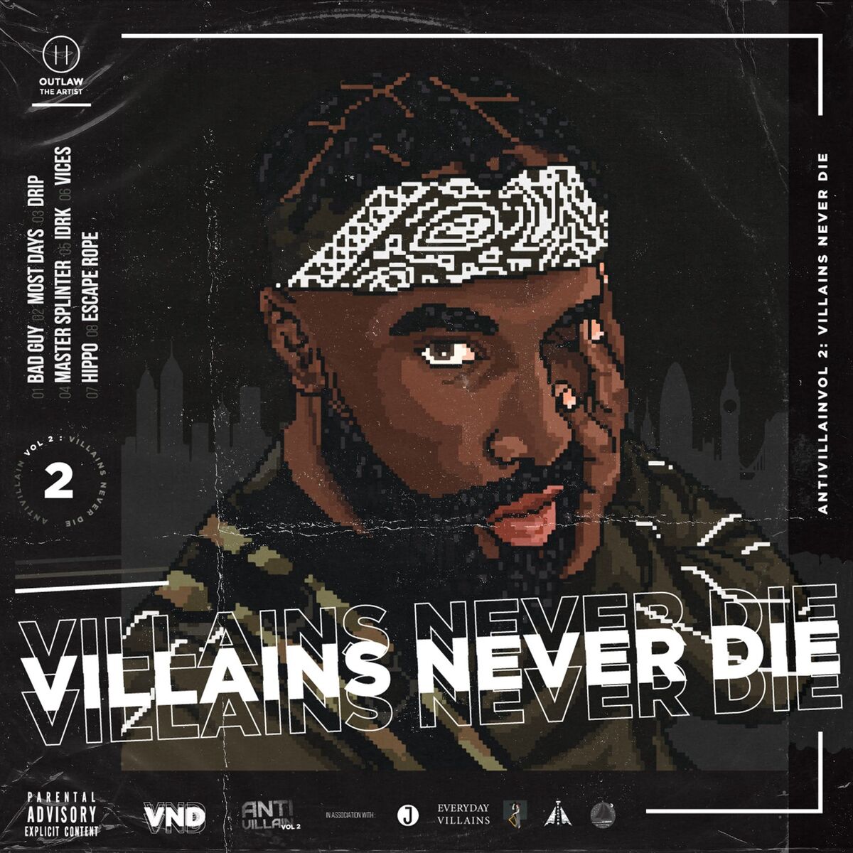 Album cover of Villains Never Die