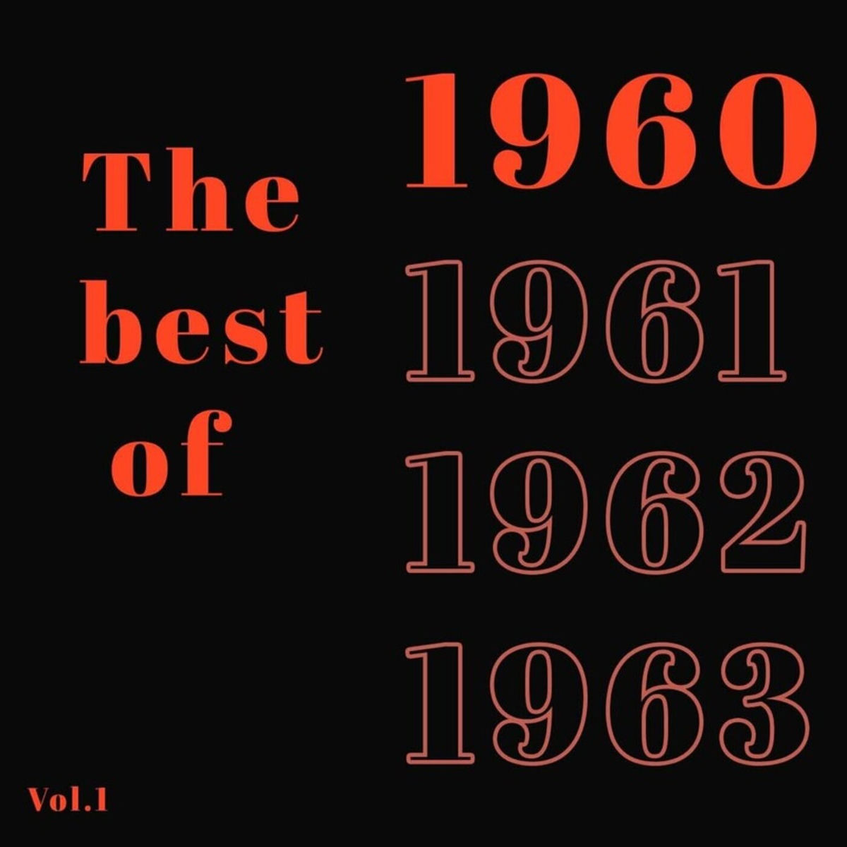 Album cover of Best of the 1960, Vol.1