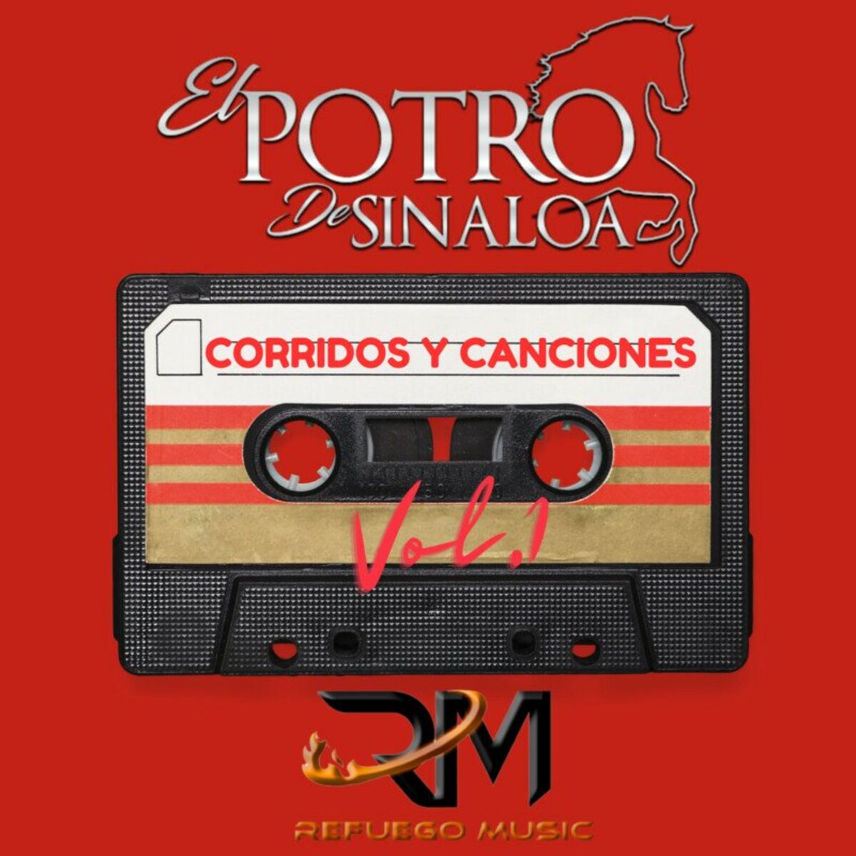 Album cover of Corridos Y Canciones El Potro de Sinaloa, Vol. 1 (En Vivo)