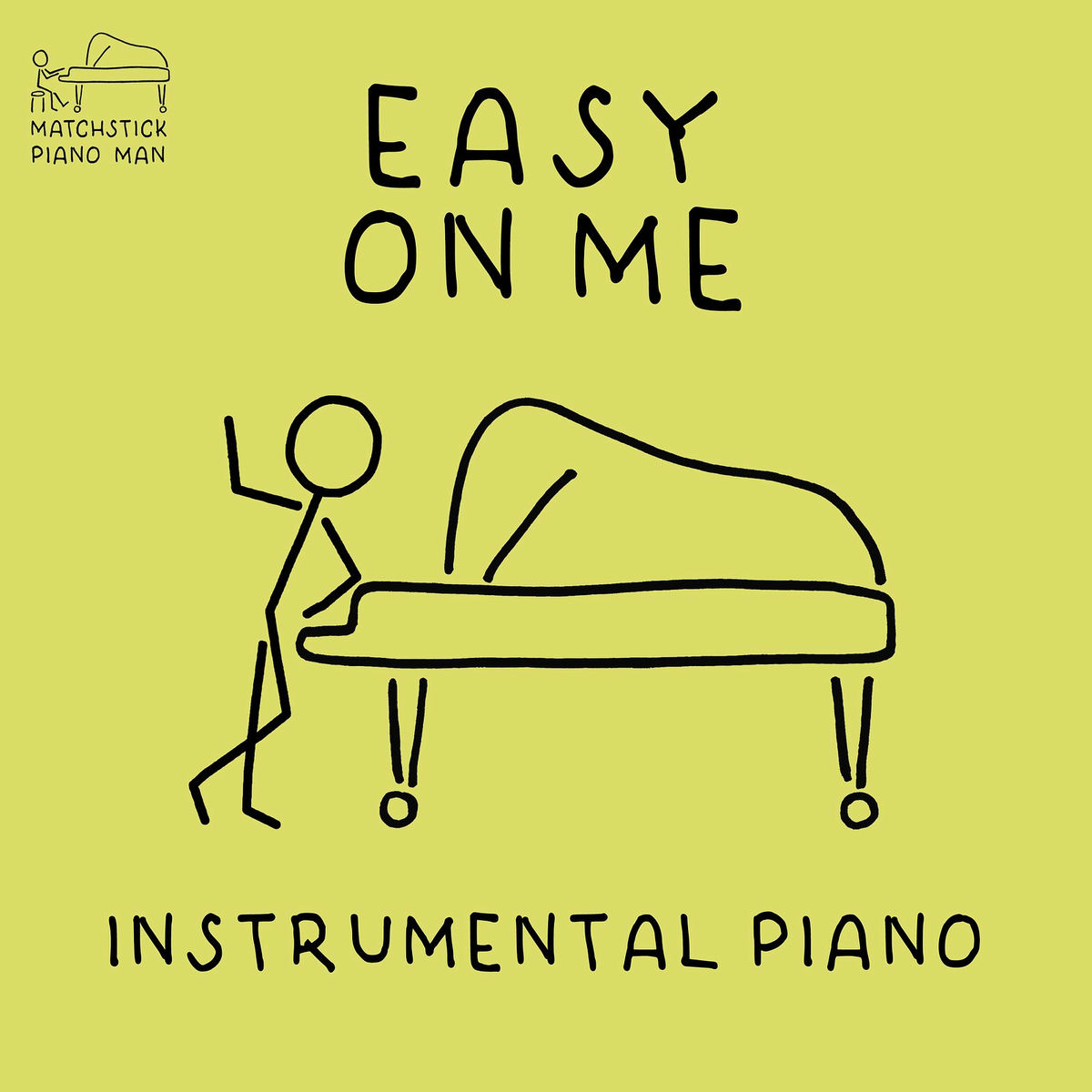 Album cover of Easy on Me (Instrumental Piano)