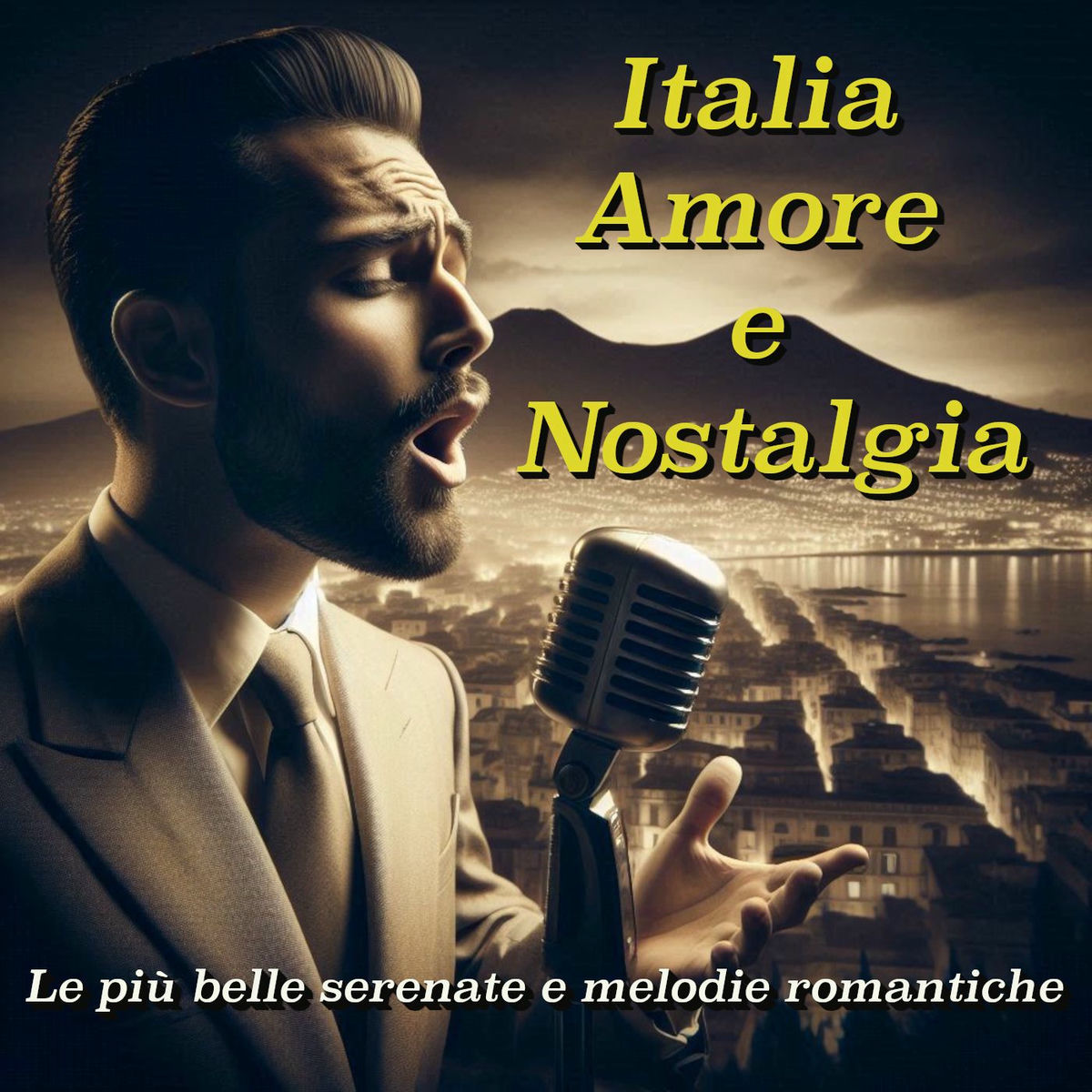 Album cover of Italia Amore e Nostalgia (Le più belle serenate e melodie romantiche)