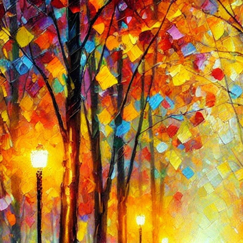 Picture of Falling Leaves