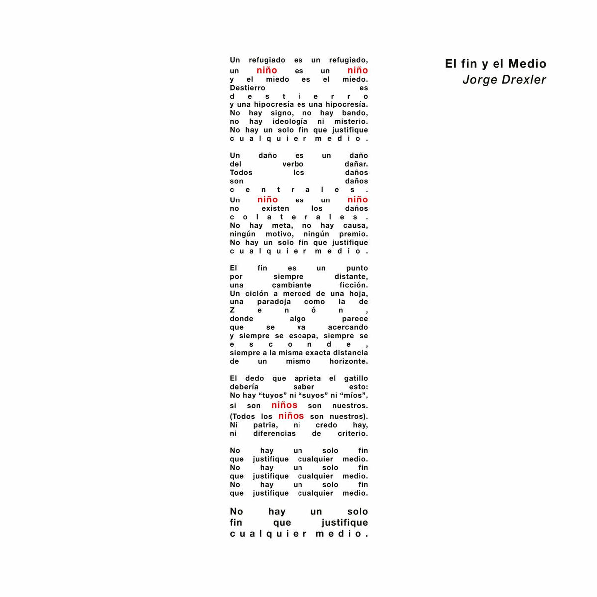 Album cover of El fin y el medio