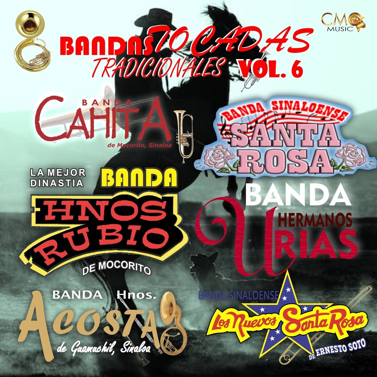 Album cover of Bandas Tocadas Tradicionales Vol. 6